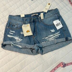 C.C Women's Blue Denim Shorts